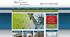 Desktop Screenshot of amerihopealliance.com