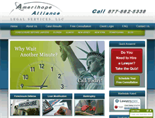 Tablet Screenshot of amerihopealliance.com